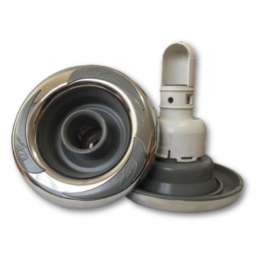 *NLA* - LA Spas Stainless Steel Directional Whirlpool Jet with Logo  - Spa Spare Part