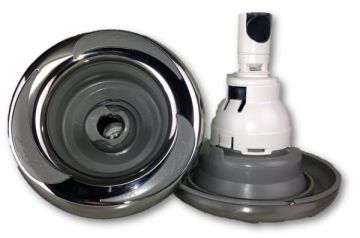 *NLA* - LA Spas Stainless Steel Power Storm Roto Jet with Logo  - Spa Spare Part