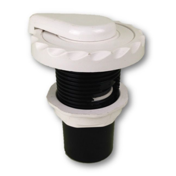 Waterway 1" White Scalloped Air Control WW-660-3560 - Spa Spare Part