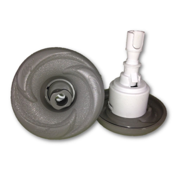 LA Spas Grey Mini Storm Roto Jet with Logo LA-PL-40236 - Spa Spare Part