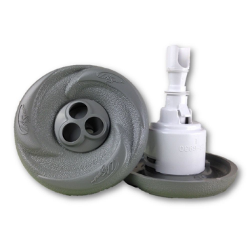 LA Spas Grey Mini Storm Massage with Logo LA-PL-40279 - Spa Spare Part