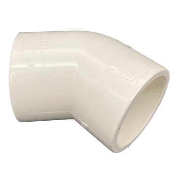 40mm 45 Degree PVC Elbow PFEL4045 - Spa Spare Part