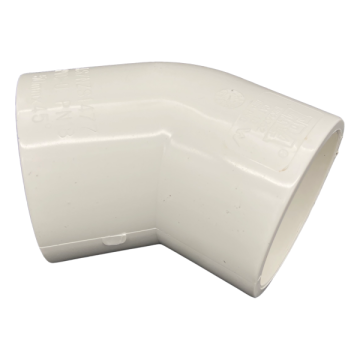 50mm 45 Degree PVC Elbow PFEL5045 - Spa Spare Part