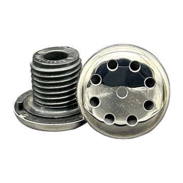 Rising Dragon Multi-flow Air Injector Stainless and Black RD-611-1041S - Spa Spare Part