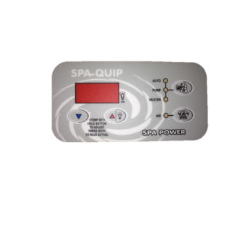 Davey Spa-Quip SP400/600/601 Rectangular Overlay for Spa Controller Q916907 - Spa Spare Part