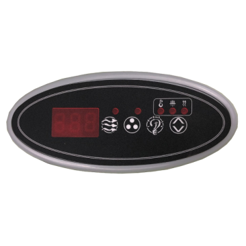 TOUCHPAD: Hydro-Quip ECO-2/TSC-9 and Overlay(P,B,L,T) HQ-34-0200-K - Spa Spare Part