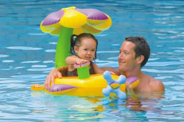 Intex Flower Baby Seat / Float / Rider - Swimming Pool Toy 