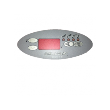 Davey Spa-Quip SP600/601 Oval Overlay for Spa Controller Q916945-1 - Spa Spare Part