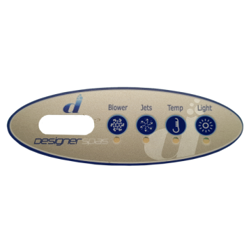 Balboa(Designer Spas) VL200 4 Button Overlay B-SCOL0016* - Spa Spare Part