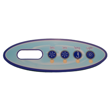 Balboa(Bullfrog Spas) VL200 4 Button Overlay B-SCOL0022* - Spa Spare Part