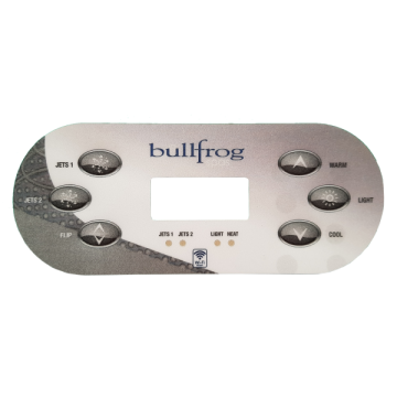 Balboa(Bullfrog Spas) TP600(J,J) Overlay B-SCOL0023* - Spa Spare Part