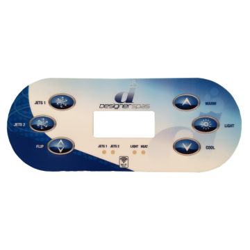 Balboa(Desinger Spas) TP600(J,J) Overlay B-SCOL0027* - Spa Spare Part