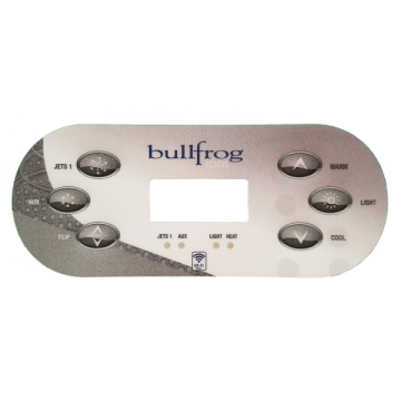 Balboa(Bullfrog Spas) TP600(J,B) Overlay B-SCOL0036* - Spa Spare Part