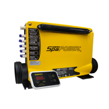 Davey /Spa-Quip SP601 1.5kw Controller with Rectangular T/pad Q601AU-15R - Spa Spare Part