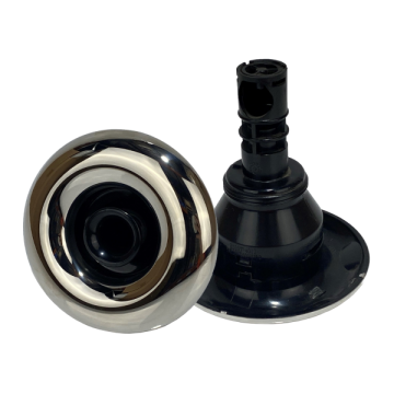 Rising Dragon 2.5" Directional Jet Stainless Steel and Black RD-203-2310S - Spa Spare Part