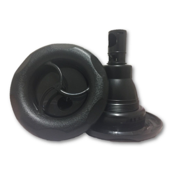 Rising Dragon 5" Single Pulse Jet Scalloped Black RD-203-5411 - Spa Spare Part