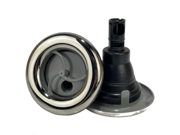 Rising Dragon 5" Single Pulse Jet Stainless Steel and Grey RD-203-5417S - Spa Spare Part