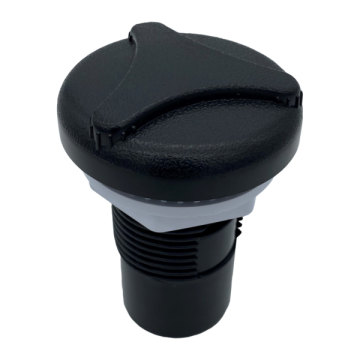 Rising Dragon 1" Air Control Delta Face - Black RD-601-2040-1 - Spa Spare Part