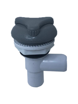 Rising Dragon 1" On / Off Valve Delta - Grey RD-601-2110-7 - Spa Spare Part