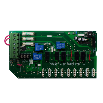 Spanet SV4(V1) 240v Power PCBA(AMP Sockets) SN-SV4-240PCB-V1 - Spa Spare Part