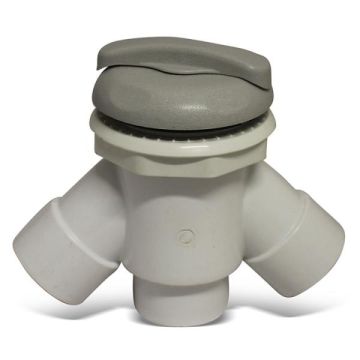 Escape 2" 3-way Grey Diverter SW-126573 - Spa Spare Part