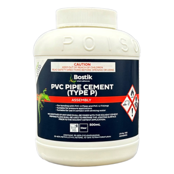 PVC Glue Clear 500ml - Pressure PFGLP500CL - Spa Spare Part