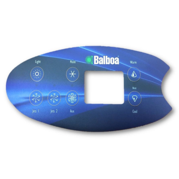 Balboa VL702S Coast Spas Overlay(L,M,J,J,A,U,D) B-11894 - Spa Spare Part