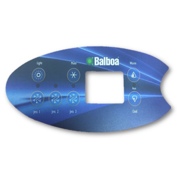 Balboa VL702S Coast Spas Overlay(L,M,J,J,J,U,D) B-11957 - Spa Spare Part