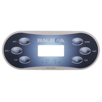Balboa TP600 Overlay Only(J1/J2/Flip) B-12198 - Spa Spare Part