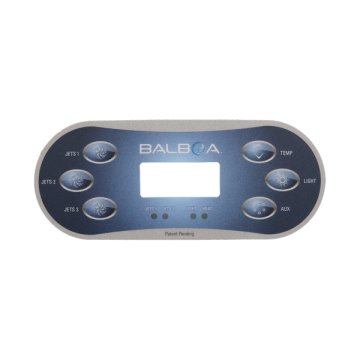 Balboa TP600 Overlay Only(3Jets/AUX) B-13579 - Spa Spare Part
