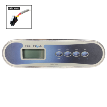 Balboa TP400T Touchpad and Overlay(J/T/L/A) B-50260 - Spa Spare Part