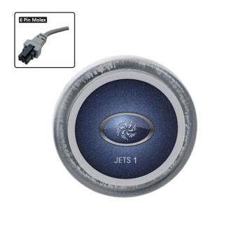 Balboa AX10 Touchpad with Jet 1 Overlay B-52683 - Spa Spare Part