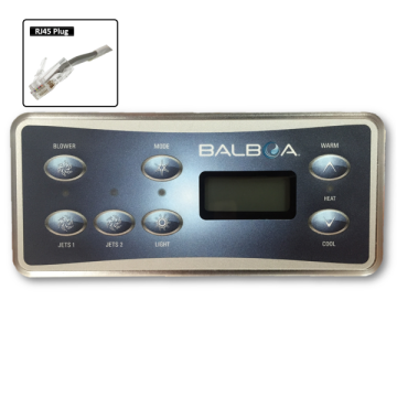 Balboa VL701S Touchpad and Overlay B-53189 - Spa Spare Part