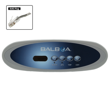 Balboa VL260 Touchpad and Overlay(B/J/T/L) B-53645 - Spa Spare Part