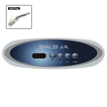 Balboa VL260 Touchpad and Overlay(J,L,C,W) B-55081 - Spa Spare Part