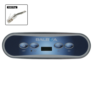 Balboa VL400 Touchpad and Overlay(L/T/J/A) B-55129 - Spa Spare Part