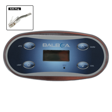 Balboa VL406U Touchpad and Overlay(J/L/W/C) B-55350 - Spa Spare Part