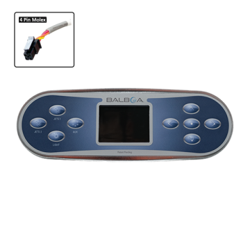 Balboa TP800 Touchpad and Overlay B-57241 - Spa Spare Part