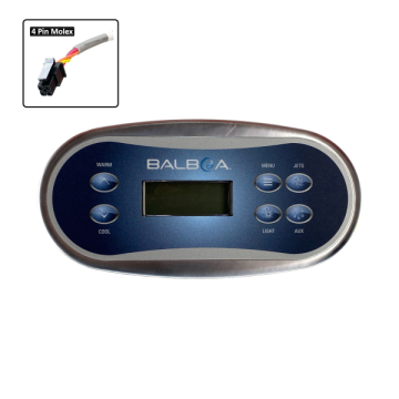 Balboa TP500S Touchpad and Overlay B-57251 - Spa Spare Part