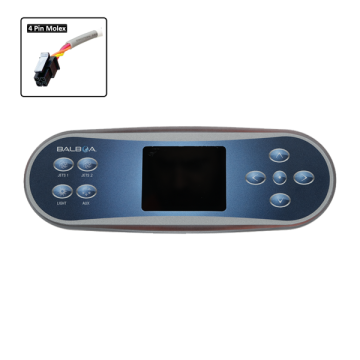 NLA Balboa TP700 Touchpad and  Overlay(2 Jets) B-57279 - Spa Spare Part