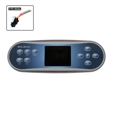 Balboa TP700 Touchpad and  Overlay(3 Jets) B-57280 - Spa Spare Part