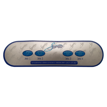 Balboa(Signature Spas) AX40(J,J,J,J) Overlay B-SCOL0008 - Spa Spare Part