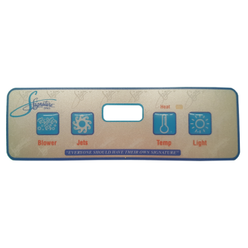 Balboa(Signature Spas) VL401(B,J,T,L) Overlay B-SCOL0012 - Spa Spare Part