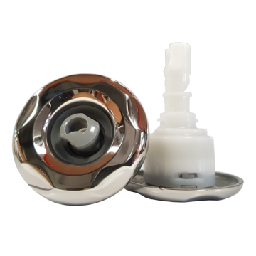 CMP 3" Typhoon Jet Internal (5-Scallop Rotational) - Stainless Steel/Classic Gray C-23432-312-900 - Spa Spare Part