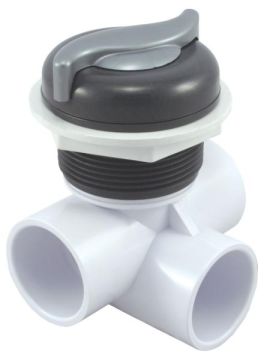 CMP On Off Valve (100% shut off; low profile) - Graphite Gray C-25032-107 - Spa Spare Part
