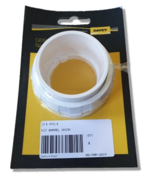 Davey Celsior/XS 40mm Bath Pump Union Assy D-31451 - Spa Spare Part
