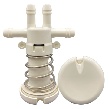Air Control "High Flow" 4 Way-White E-1220-WH - Spa Spare Part