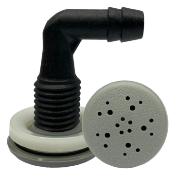 Air Injector "O2"-Grey E-2000-GR - Spa Spare Part