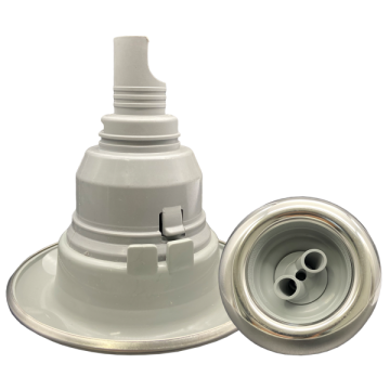Exhilarator Twin Spin Spa Jet - Stainless Steel E-2300-SS - Spa Spare Part