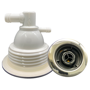 Axiom 120 Tri-Spin Spa Jet Graphite/Stainless Steel E-2878-SS - Spa Spare Part
